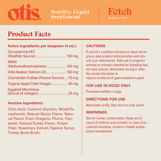 Mobility Liquid Supplement | Fetch